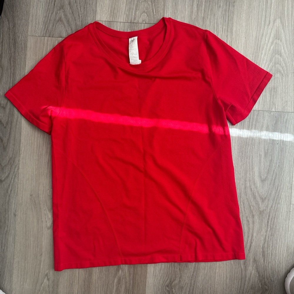 Fabletics Vibrant Red T-Shirt XL
